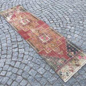 Tapis vintage Runner, Tapis Oushak Runner, Tapis Floor Runner, Tapis Entry Way Runner, Tapis Boho Runner, Tapis Bohamian Runner, Tapis Azteck Runner,