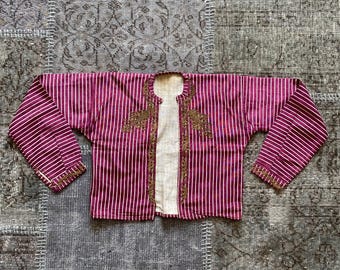 Antique Ottoman Women’s Cepken | Traditional Turkish Dress | Vintage Collectible Textile Jacket
