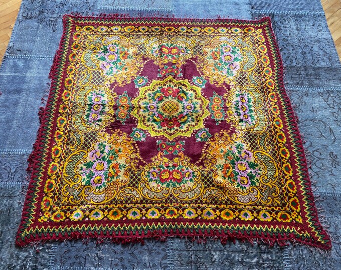 vintage floral tablecloth, wall tapestry, turkish traditional tablecloth, vintage tablecloth, turkish tablecloth