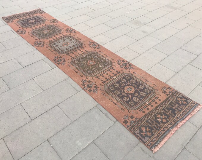 Oushak Runner Rug,Vintage Runner Rug,Bohemian Runner Rug,Farm House Runner Rug,Boho Runner Rug,Floor Runner Rug,Oushak Rug,Area Rug,Boho Rug