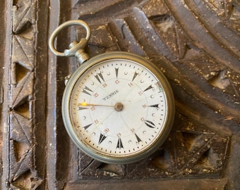 Antique Pocket Watch for Parts or Restoration - Early 20th Century Non-Working Watch - Steampunk Altered Art Supply -Industrial Rustic Decor