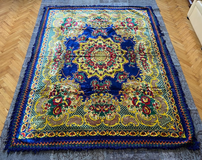 vintage floral 2 person bedspread, wall tapestry, turkish traditional bedspread, vintage bedspread, turkish bedspread, bedspread