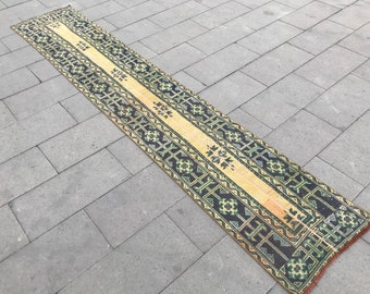 10'79 x 2'26 Feet,329 x 63 cm,Vintage Runner Rug,Turkish Runner Rug,Entryway Runner Rug,Home Decor Rug,Floor Rug,Vintage Rug,Farm House Rug,