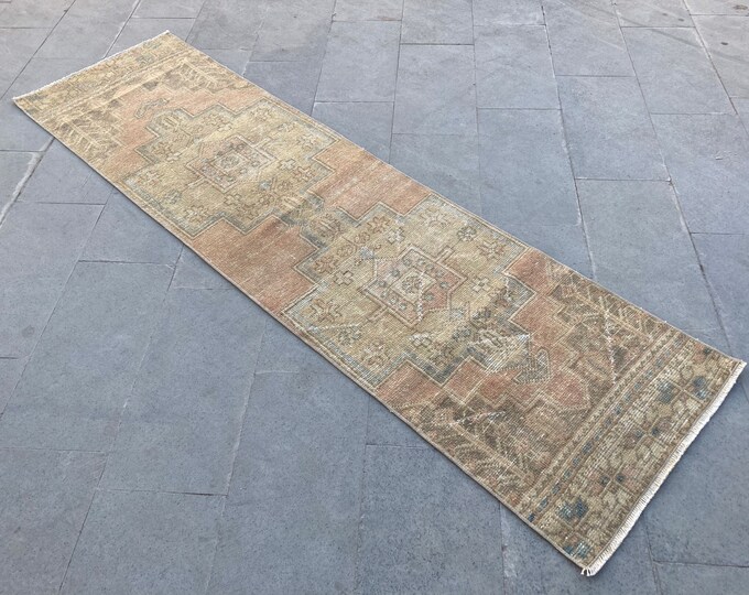 Kitchen Runner Rug,Entryway Runner Rug,Vintage Runner Rug,Turkish Runner Rug,Floor Runner Rug,Living Room Rug,Bedroom Rug,Oushak Runner Rug,