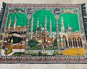 Vintage Wall decor Rug,Wall Decor Tapestry Rug,Turkish Tapestry Rug,Holly Picture Tapestry Rug,Oushak Rug,Vintage Rug,Bomemian Rug,Area Rug,