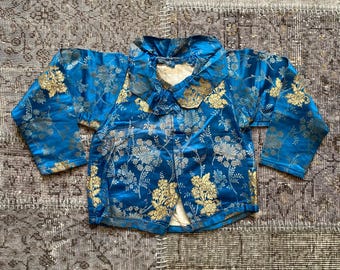 Ottoman Floral Silk Cepken | Vintage Elmasiye Jacket Dress | Antique Women’s Collection Piece