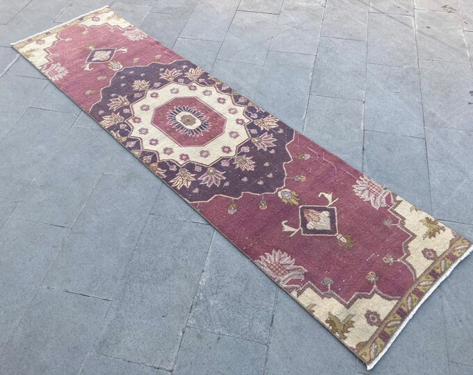 Rug Runner,Vintage Runner Rug, Turkish Runner Rug,Kitchen Runner Rug,Entryway Runner Rug,Bedroom Runner Rug,Bathroom Runner Rug,Vintage Rug