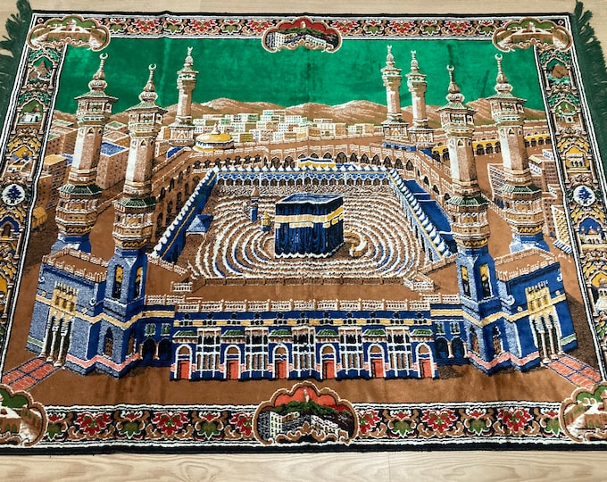Vintage Wall decor Rug,Wall Decor Tapestry Rug,Turkish Tapestry Rug,Holly Picture Tapestry Rug,Oushak Rug,Vintage Rug,Bomemian Rug,Area Rug,