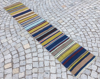 Hand made Runner Rug, Oushak Runner Rug, Turkish Runner Rug, Vintage Runner Rug, Bohemian Runner Rug, Entryway Runner Rug, Azteck Runner Rug