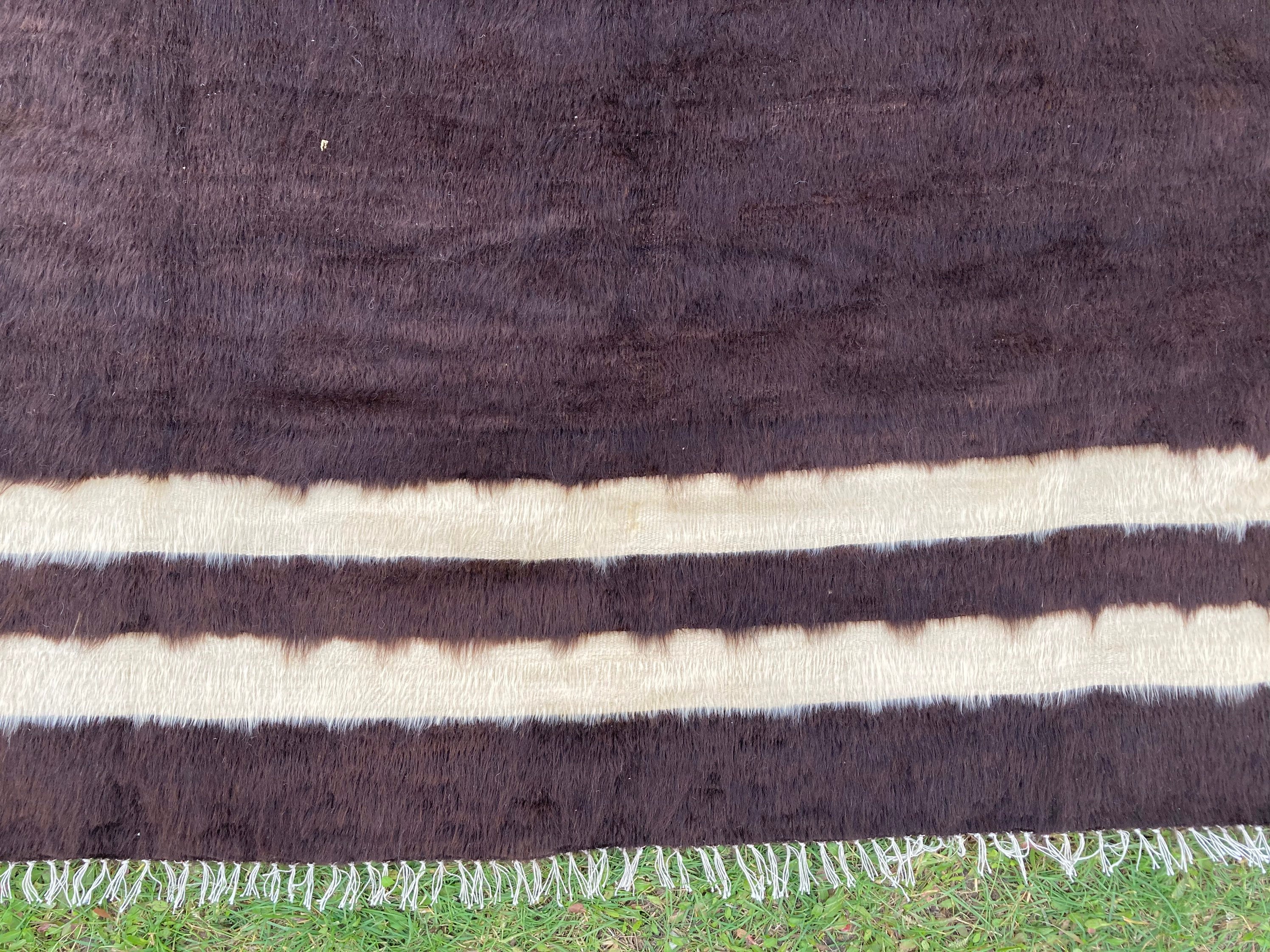 Black and White Rug Organic Modern Rug Turkish Rug Oushak Etsy