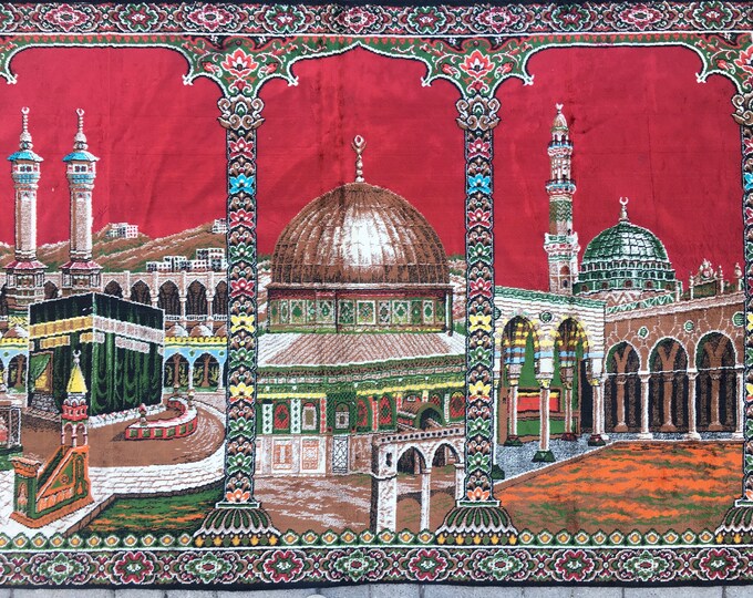 4'91 x 3'77Ft,180 x 115 cm,Holly Kabe Picture,Vintage Wall Decor Rug,Holly Wall Decor Rug,Decorative Velvet Tapestry Rug,Home Wall Decor Rug