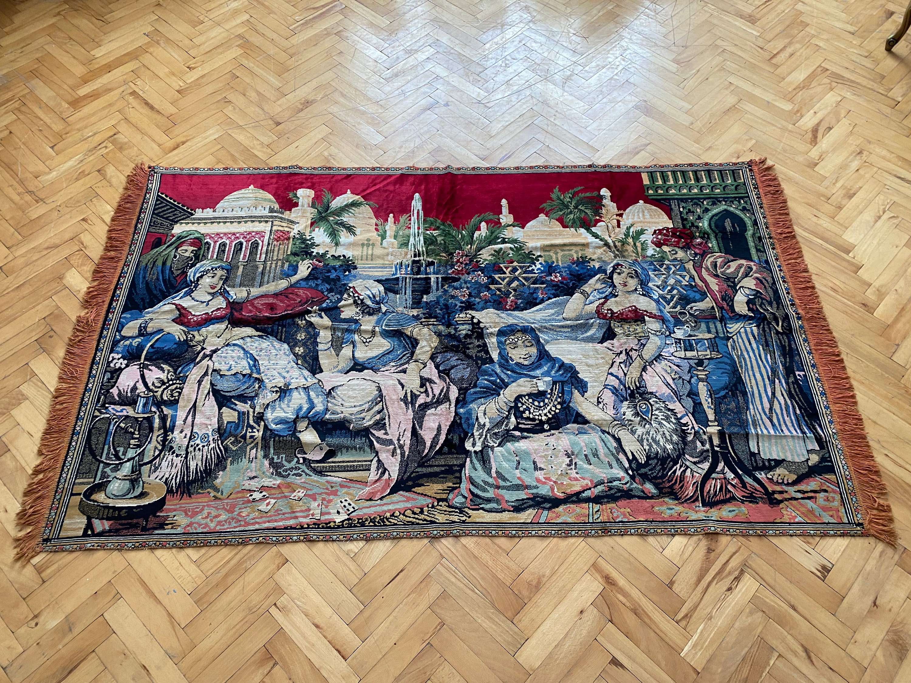 Rare Turkish Wall Hanging Tapestry,turkish Night,turkish Rare Turkish Wall Hanging Tapestry,turkish Night,turkish