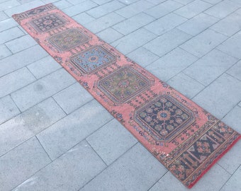Vintage Rug Runner,Turkish Rug Runner,Hand made Rug Runner,Area Rug,Turkish Rug,Entry Way Runner Rug,Floor Runner Rug,Bohamian Runner Rug,