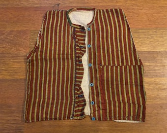 Colorful Striped Antique Cepken | Traditional Turkish Women’s Dress | Vintage Ottoman Jacket