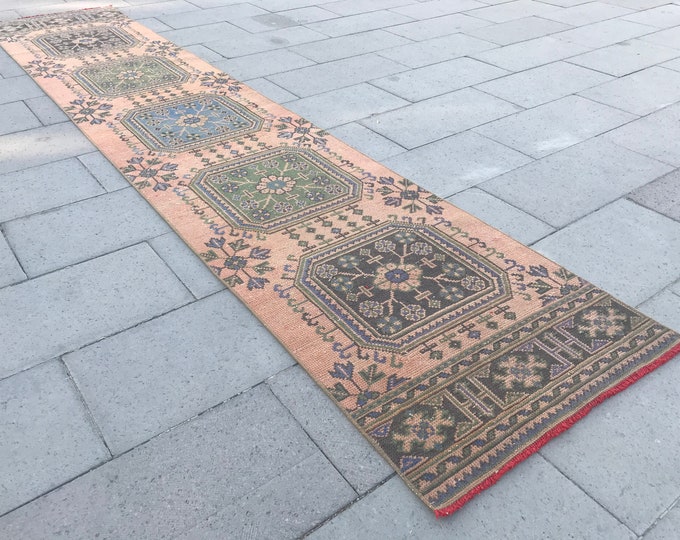 Oushak Runner Rug, Rug Runner, Floor Rug Runner, Handmade Runner Rug, Turkish Rug Runner, Carpet Rug Runner, Home Decor Carpet, Runner, Rug