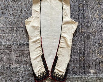 Turkmen Antique Waistcoat | Ornamental Womens Vest | Traditional Textile Clothing