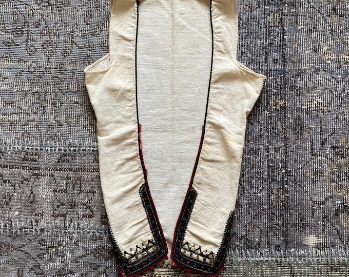 Turkmen Antique Waistcoat | Ornamental Womens Vest | Traditional Textile Clothing