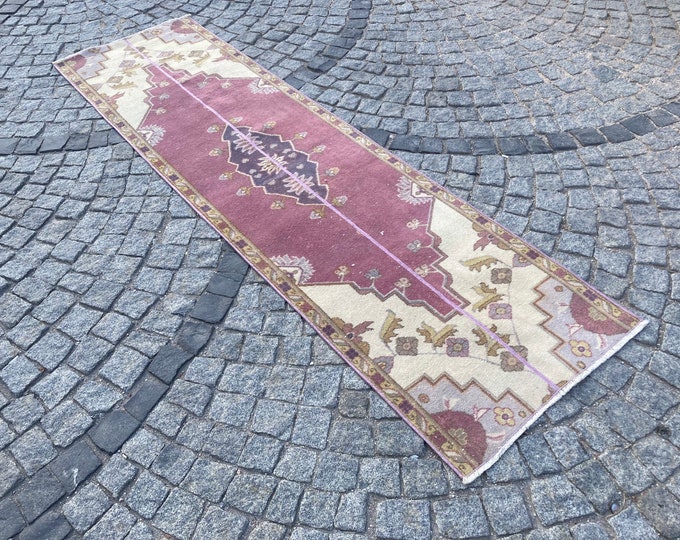 Oushak Runner Rug, Azteck Runner Rug, Boho Runner Rug, Bohemien Runner Rug, Floor Runner Rug, Turkish Runner Rug, Farm House Runner Rug,