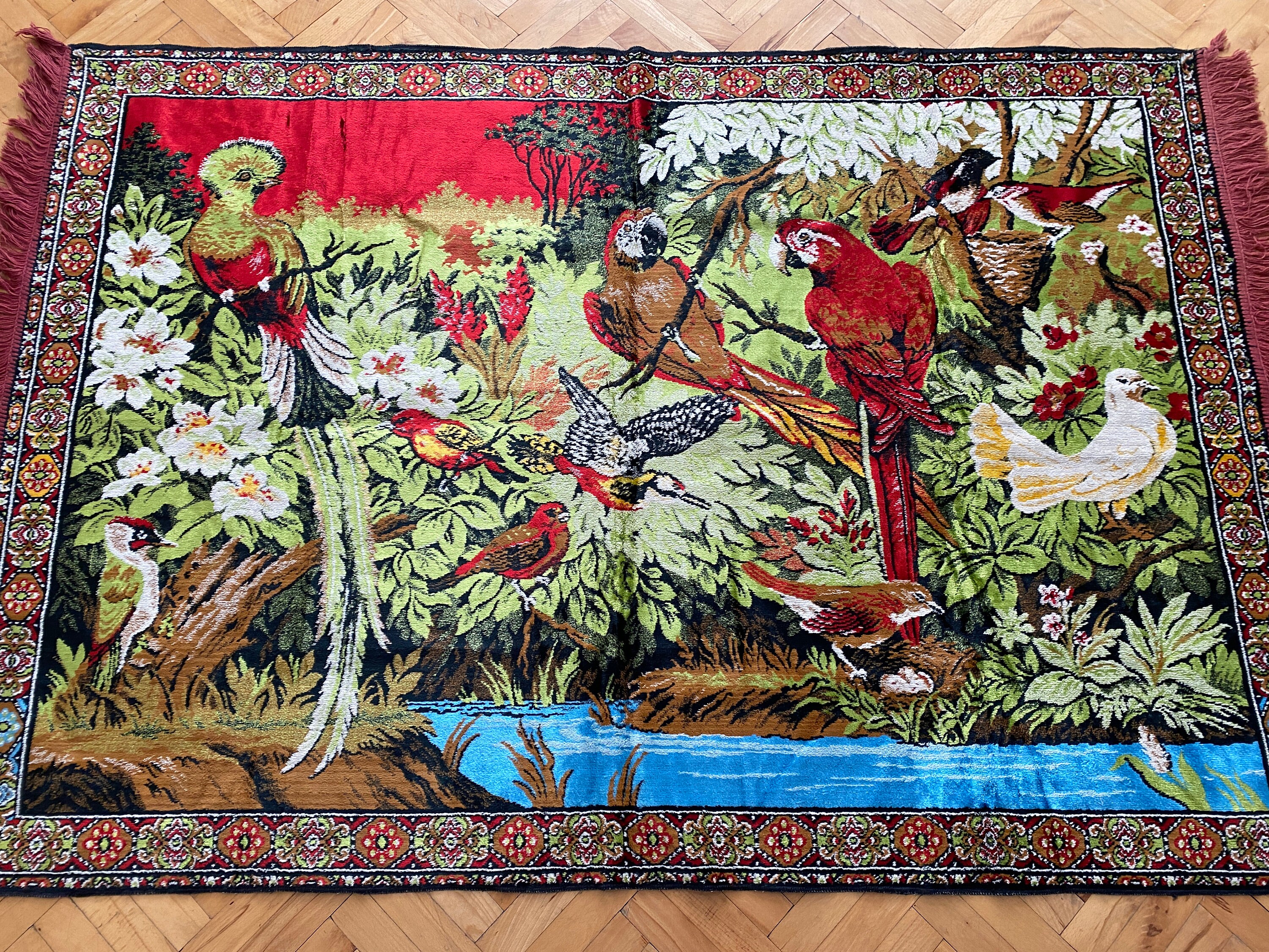 Bird tapestry sale