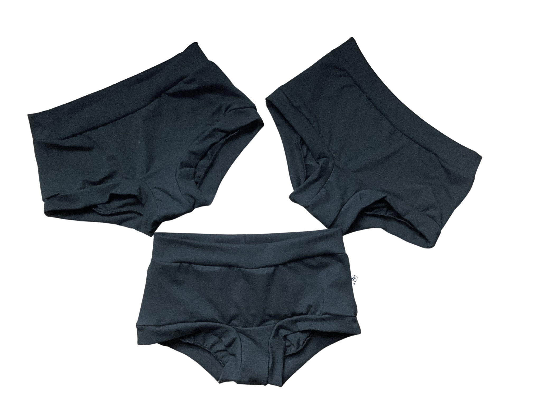 SET OF 2 Modal Cheeky Underwear Cheeky Eco Friendly Panties Black