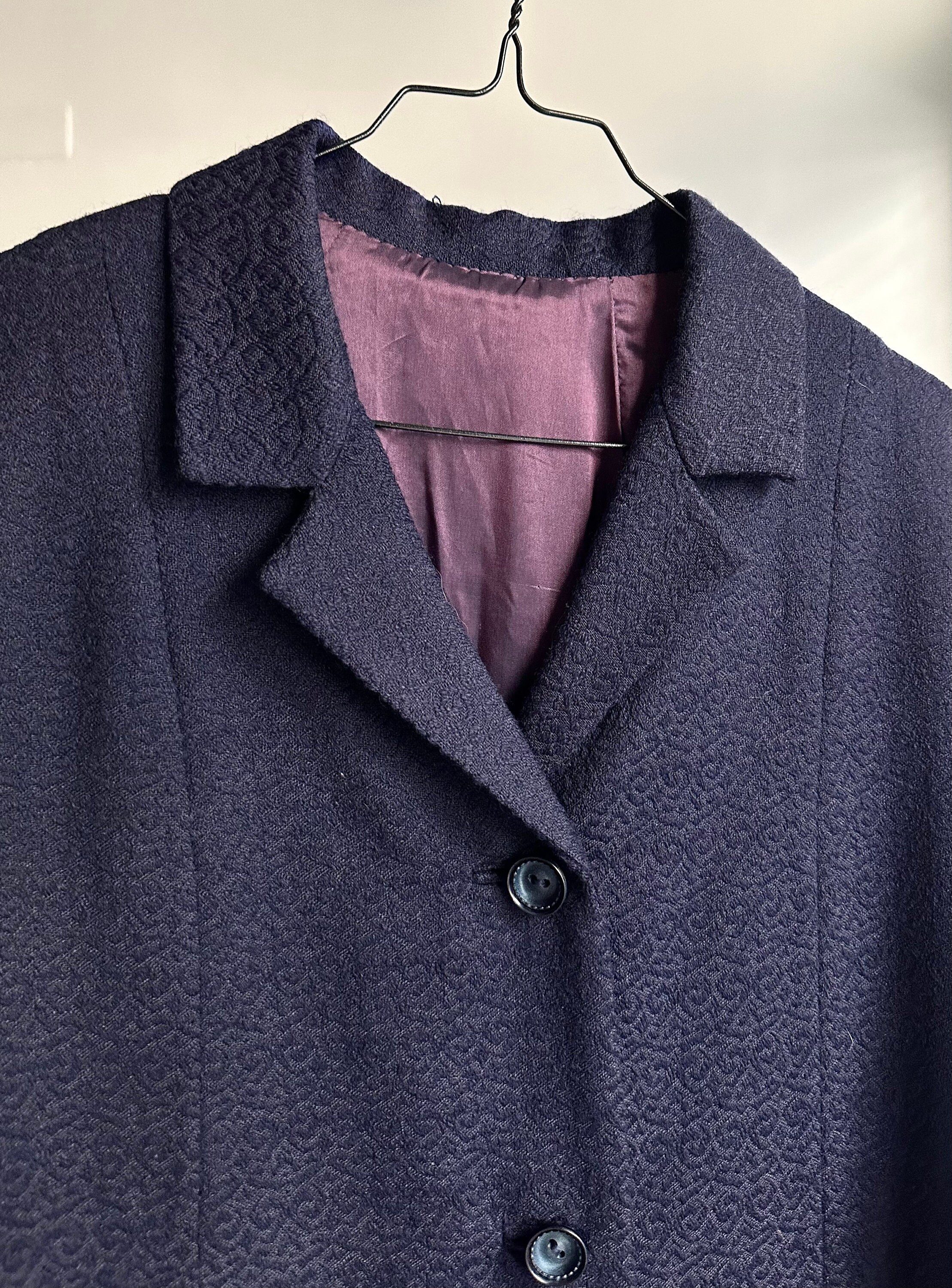 ジャケット・アウター 90s vintage wool melton coat navy L il_1080xN.5154976413_dbvb.jpg