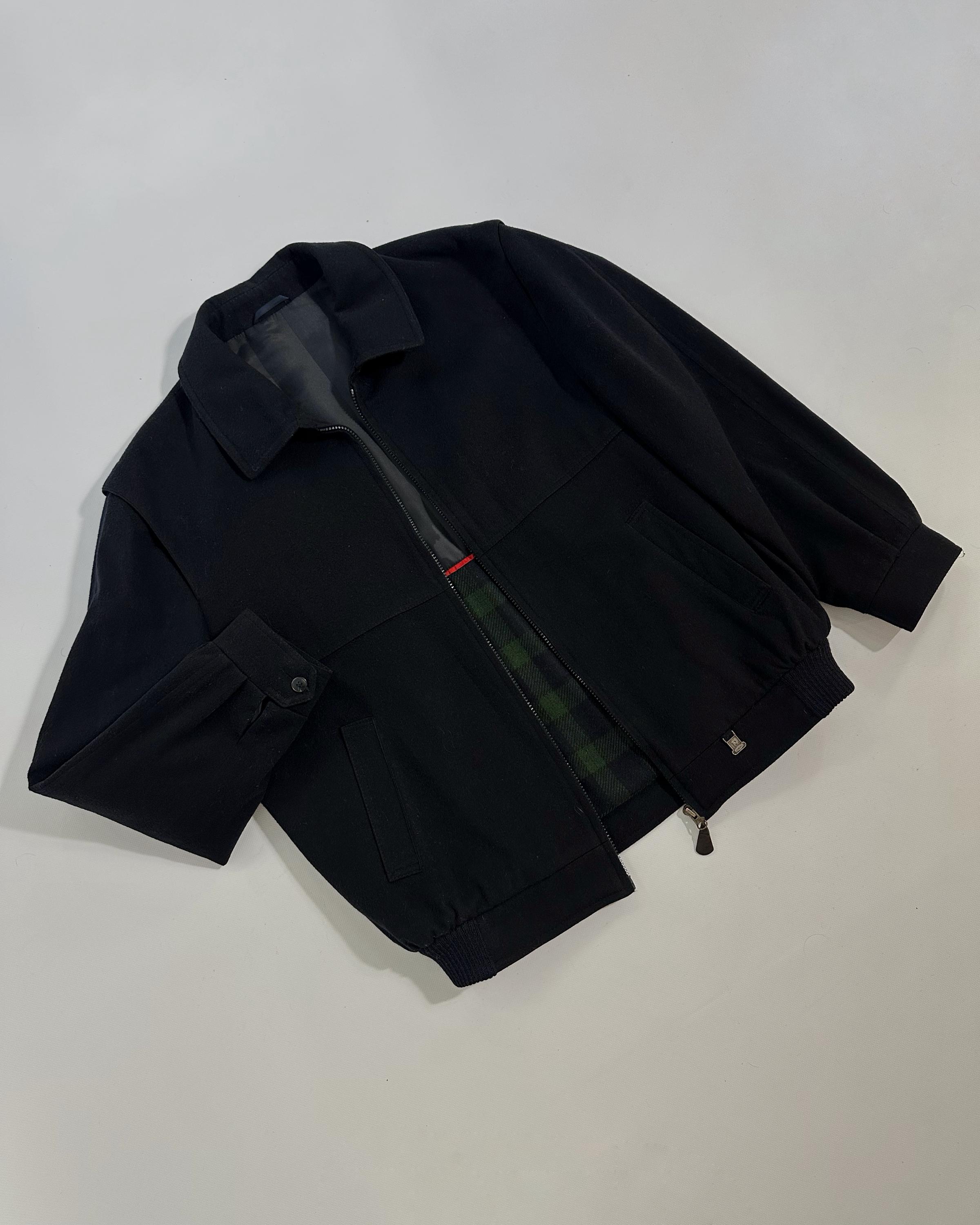 Vintage 1980s Steinbock Loden Wool Bomber Jacket – Made in Austria 