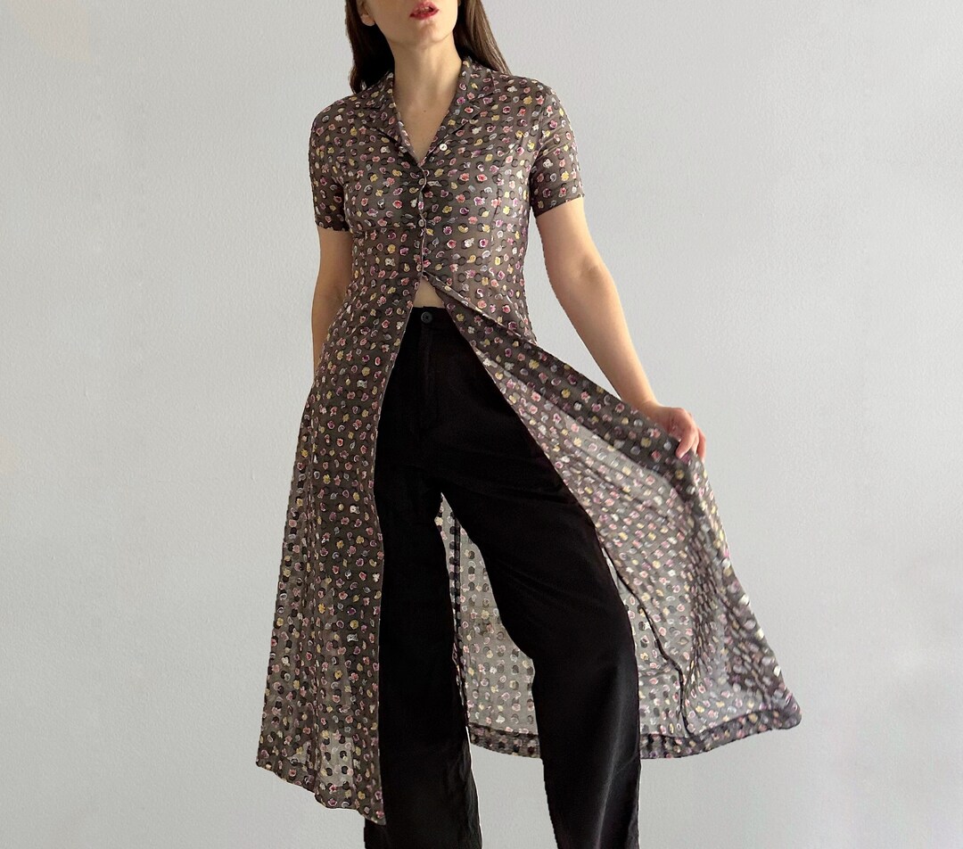 その他 KENZO - 90s KENZO PARIS flower see through setup 90s KENZO PARIS flower see through setup Vintage 90s KENZO CLUB
