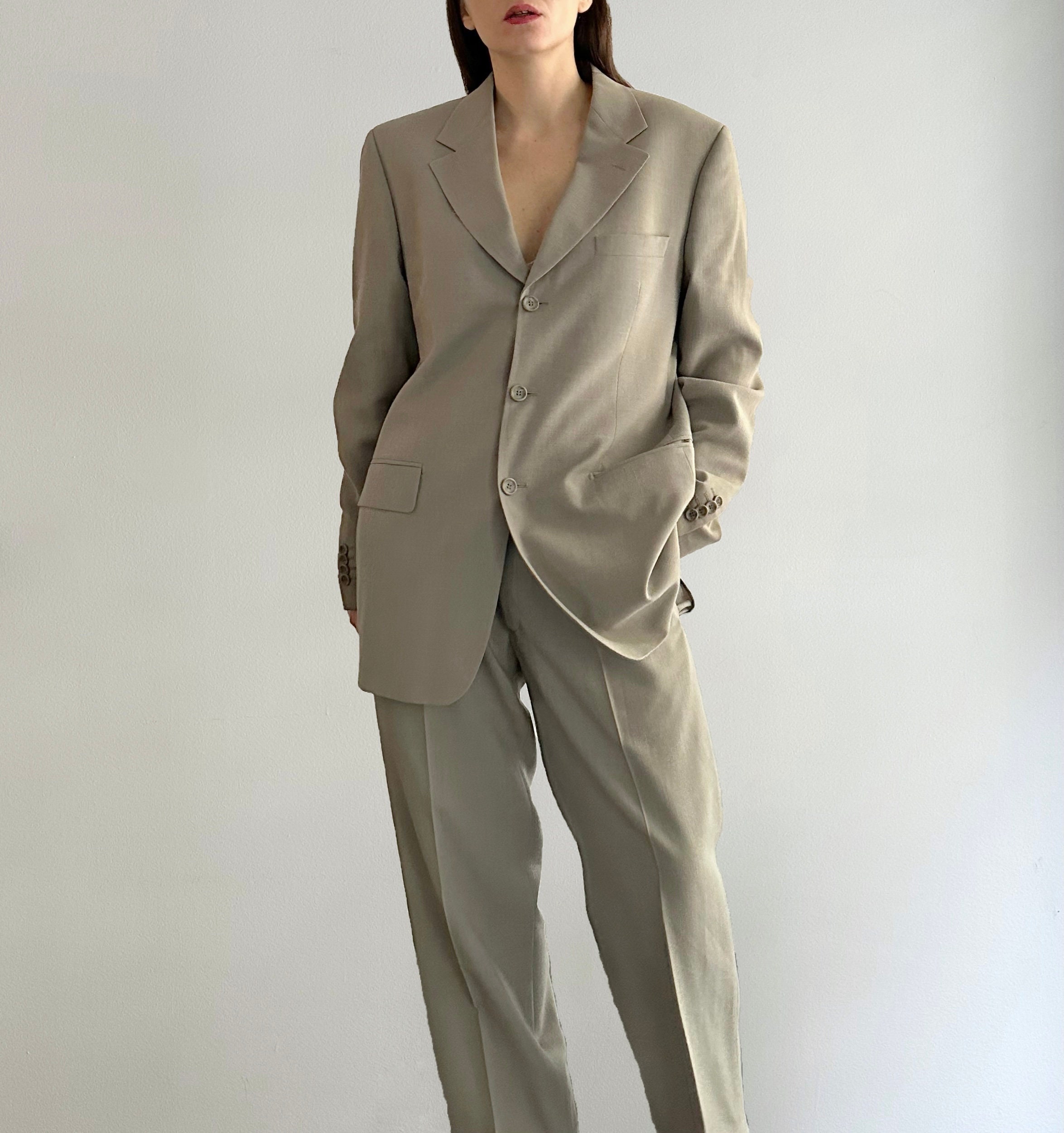 スーツ 90s 00s vintage wool double set up grey il_fullxfull.3331087363_shz6.jpg