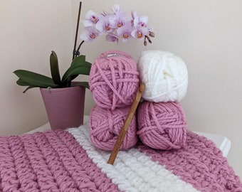 Crochet kit, crochet cowl kit, winter crochet,  super chunky crochet pattern, super chunky crochet cowl kit
