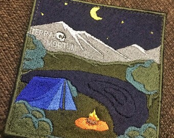 Terra Mortuum - V2 - The SWAMP - hook and loop Patch - morale patch embroidered Explore Adventure Scout Nature Patch Inactive