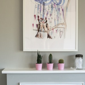 Print - &quot;Raining Love&quot; by Felicity Elena Haf