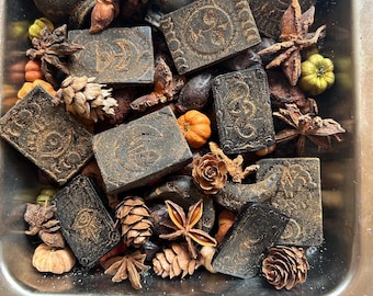 Orange Cinnamon Spice Rosehip Fixins Potpourri Primitive Witch Blackened Wax Bowl Fillers Rustic Potpourri