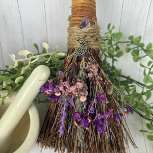 Witch Besom, Witch Broom, Altar Broom, Mini Cinnamon Broom, Witch Decor, Altar Decor, Altar Tool, Witch Tool, Herbal Protection Broom