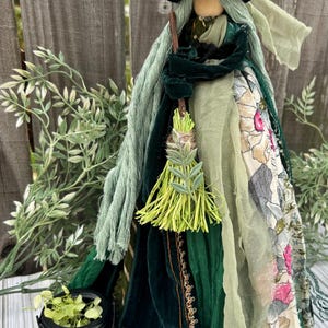 Kitchen Witch Rag Doll Witch Doll Kitchen Witch Decor Good Luck House Doll