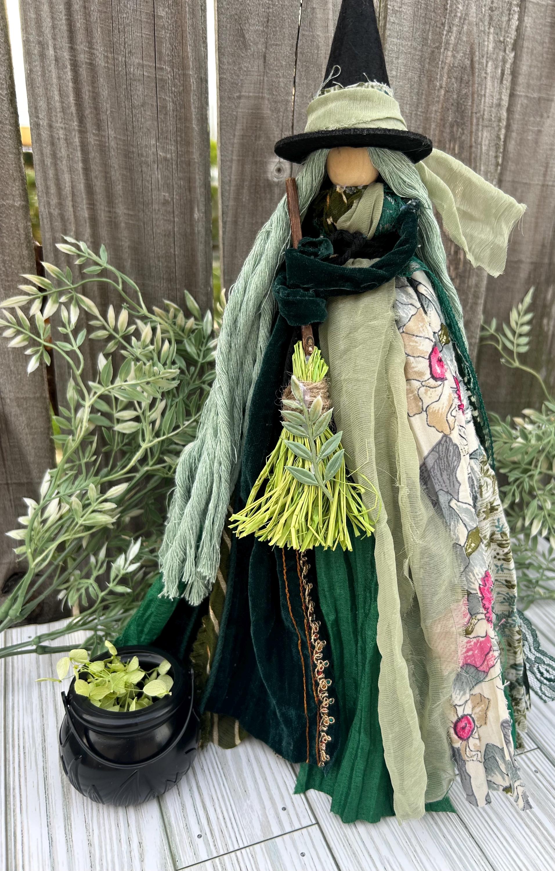Kitchen Witch Rag Doll Witch Doll Kitchen Witch Decor Good Luck House Doll