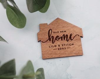 Our New Home Fridge Magnet | New Home Gift | Housewarming Gift