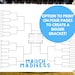 March Madness Bracket / Instant Download Printable - Etsy