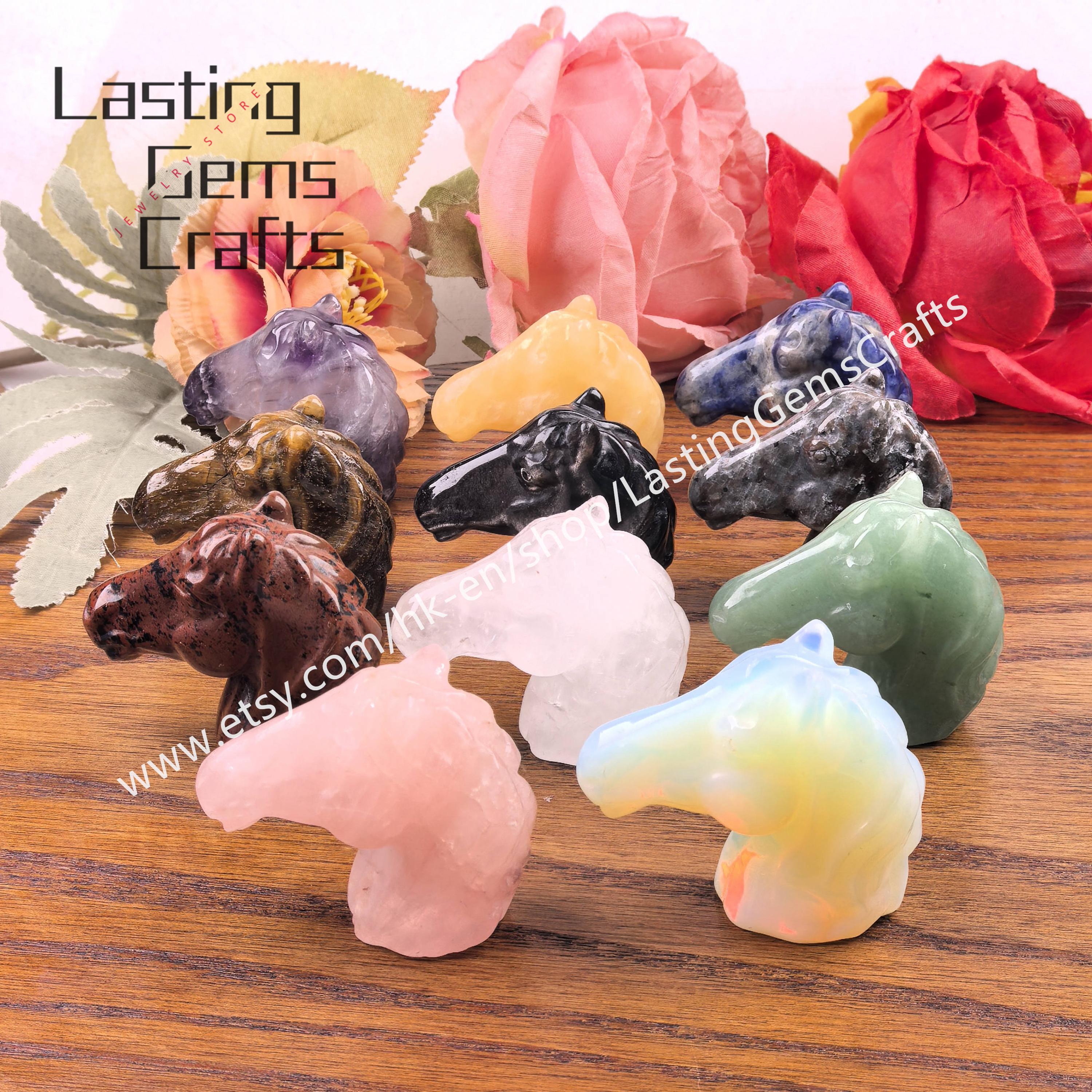 翡翠の馬像 - Etsy 日本
