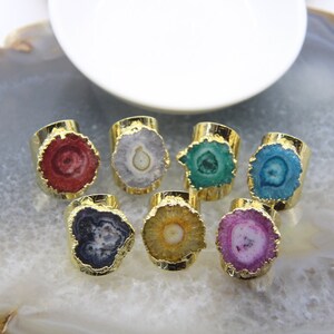 Druzy Ring Wholesale Etsy