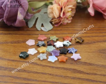 15mm Mini Crystal Stars,Reiki Healing Gemstones Star Decor Pocket stone