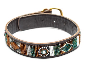 large bead dog collar