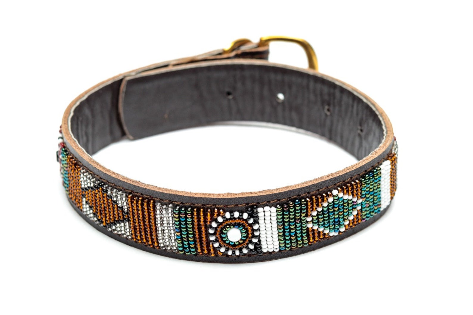 Up Country Hundehalsband – Stars & Stripes Design, Schmal 5/8 Zoll, Größe XS