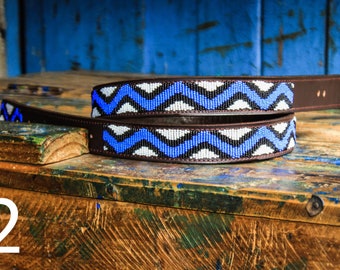 Masai belt, Leather belt, Beaded belt, Handmade belt, Maasai beaded leather belt, African beaded belt, Men belt, Casual belt, Boho belt,