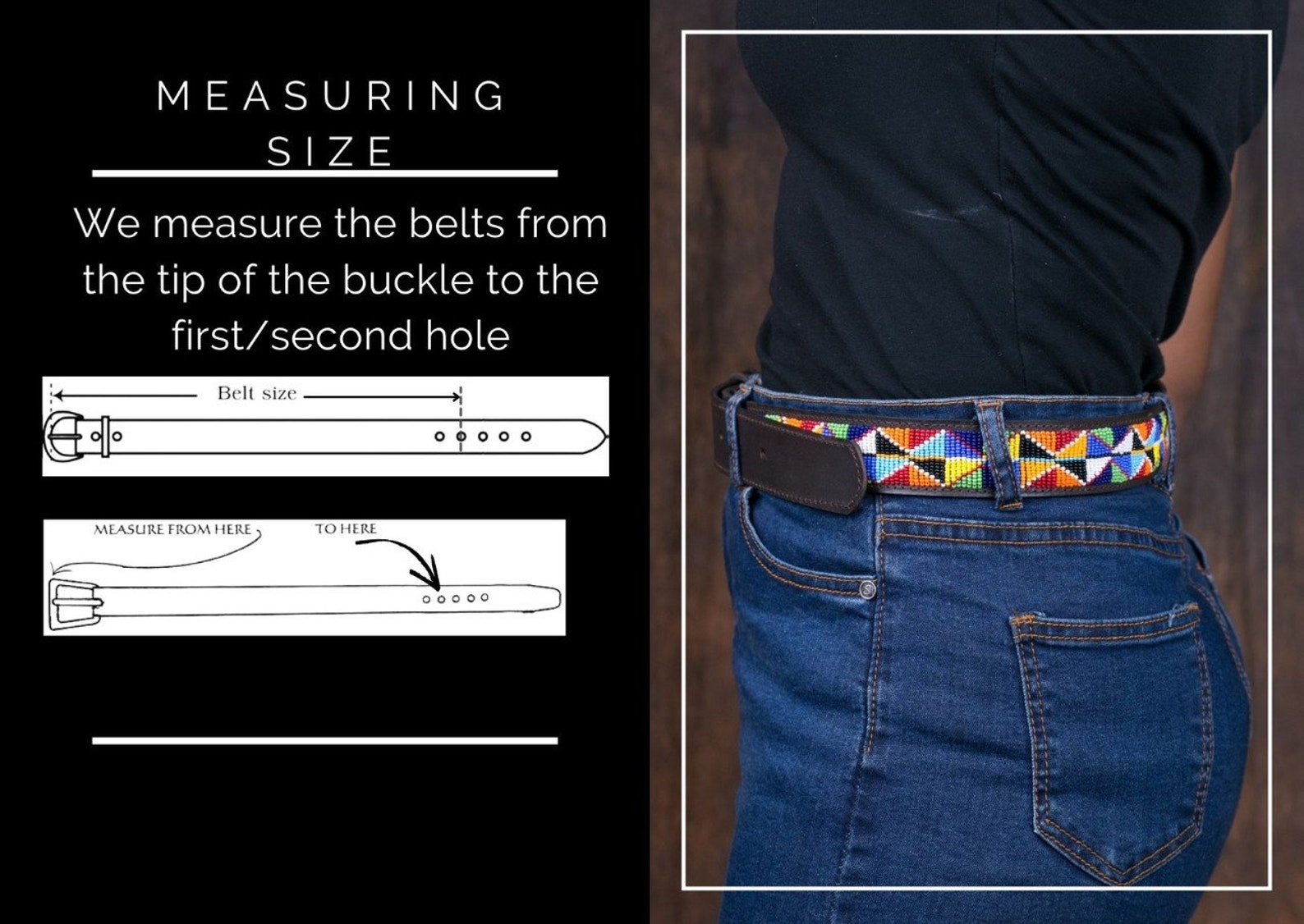 Masai Belt Leather Belt Beaded Belt Handmade Belt Maasai Etsy