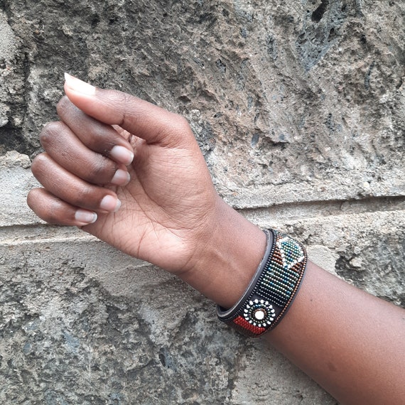Warrior bracelet leather best sale