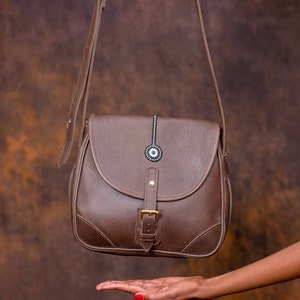 leather bag, sling bag, cross body bag, handmade leather bag, best friend gift, Gift for her, Gift for mom, Satchel Bag, Personalized gift image 7