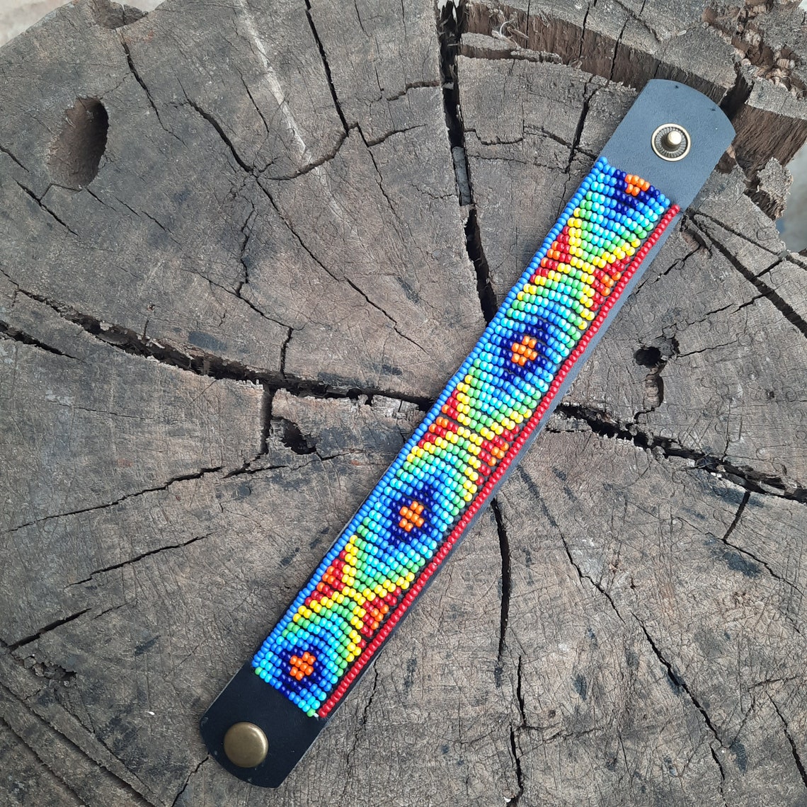 Armband Massai Armband Afrikanisches Armband Lederarmband Etsy.de