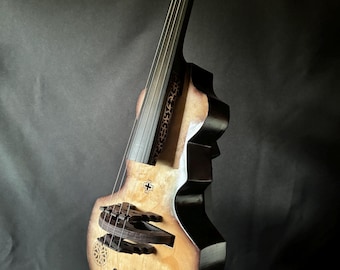 Hurdy-Gurdy-Cello by Michael Pretorius. An ancient musical instrument. Lyre. Original handmade. Gift.