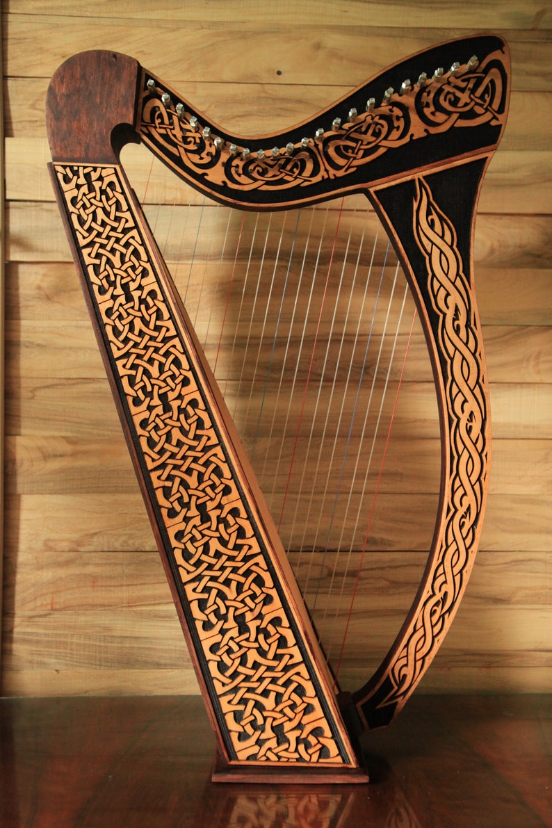 Celtic Harp of King Arthur. 22 strings. Mystical gifts of Etsy