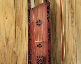 Tagelharpa King Ragnar Lothbrok. Concert quality. Celtic Lyre. Harpa. Talharpa. Bowed Lyre .Original handmade.Gift for him.